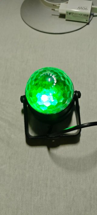 Luz de discoteca mini bola de espejos