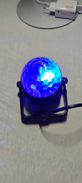 Luz de discoteca mini bola de espejos