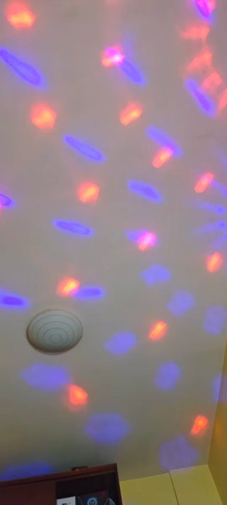 Luz de discoteca mini bola de espejos