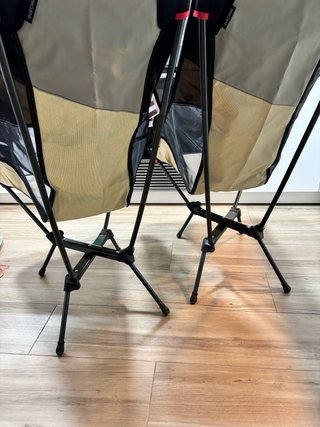 2 Sillas Camping Quechua Beige/Negro
