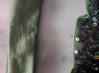 Bikini Calzedonia lentejuelas verde S