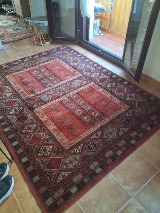 Alfombr grande2.20m x 1.70m Perfecto estado limpia
