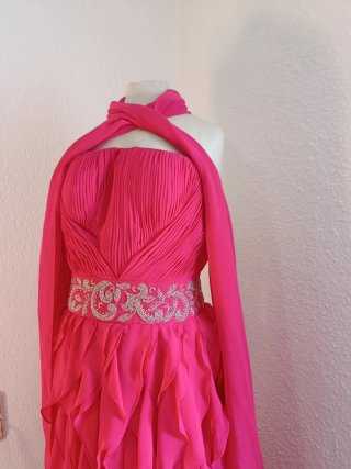 Vestido de Gala Pronovias Rosa