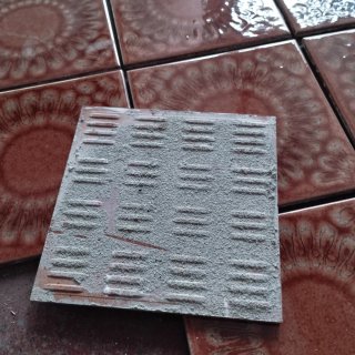 Lote azulejos cerámica vidriada