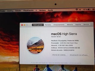MacBook Pro 13 2009 Blanco SSD