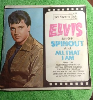 Disco Vinilo 7 Elvis Sings Spinout