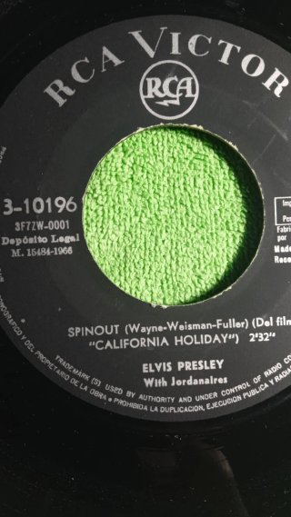 Disco Vinilo 7 Elvis Sings Spinout
