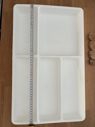 Organizador cubiertos IKEA plástico blanco