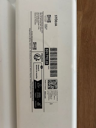 Organizador cubiertos IKEA plástico blanco