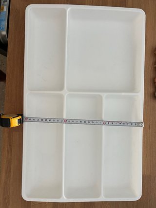 Organizador cubiertos IKEA plástico blanco