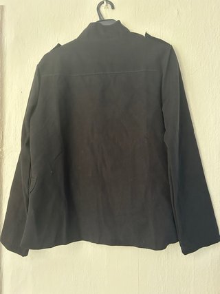 Chaqueta militar negra talla L