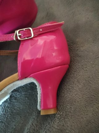 Zapatos baile rosa fucsia talla 36.5