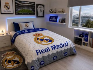 Edredón Real Madrid Blanco 300gr