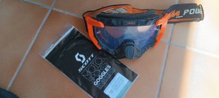 Casco Acerbis Cross talla L y Gafas KTM
