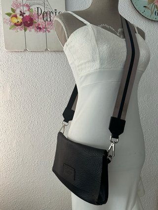 Bolso Piel Prüne Negro