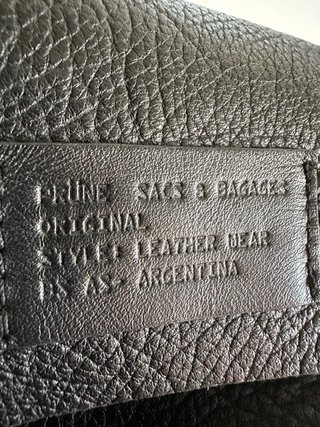 Bolso Piel Prüne Negro