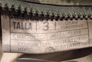 Chaqueta Camuflaje Militar Talla L
