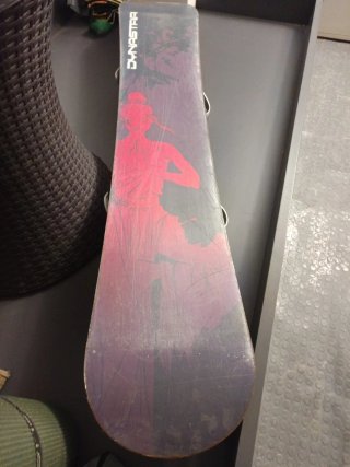 Tabla Snowboard con Fijaciones