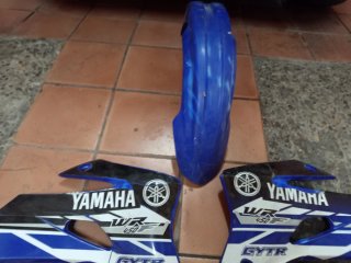 Cachas Yamaha WR 250/450 Azul/Blanco