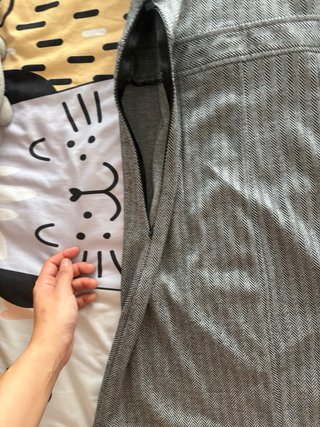 Vestido gris de tweed