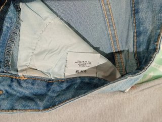 Lote de falda y shorts vaqueros