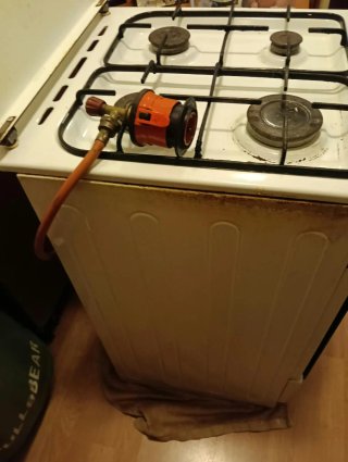 Cosina gas butano
