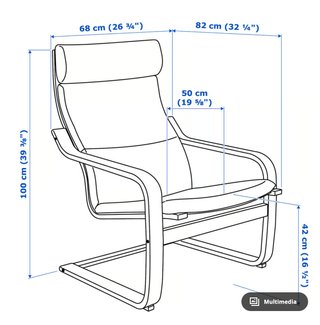 Sillón y reposapiés POÄNG Ikea