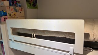 Cama litera infantil blanca