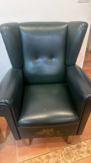 2 Sillones Orejeros Verde en La Chana