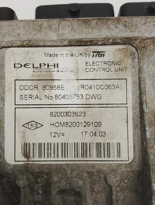 Centralita motor renault r0410c063a kangoo 6155