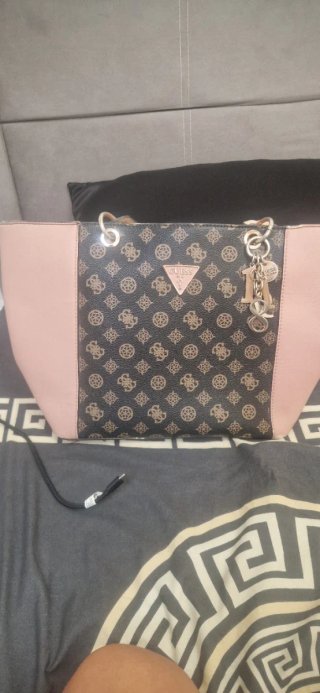 Bolso Guess Marrón y Rosa