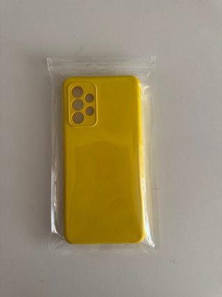 Funda móvil amarilla Samsung A52s 5G