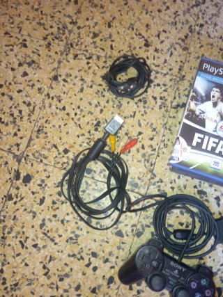 Console PS2 con controller e giochi, memorical