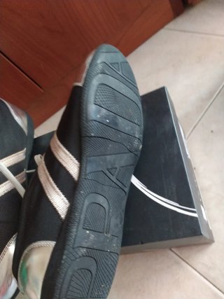 Scarpe Prada nere e argento