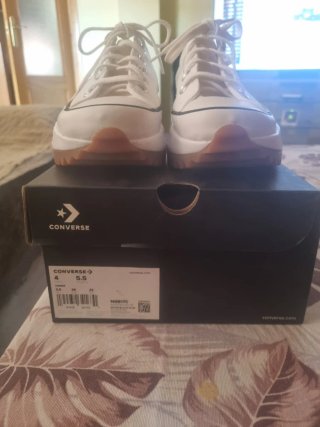 Converse blancas plataforma