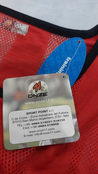 Maglia sportiva ONZE a rete rossa XL