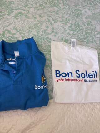 Polo  Bon Soleil (Azul y Blanca y Gris)
