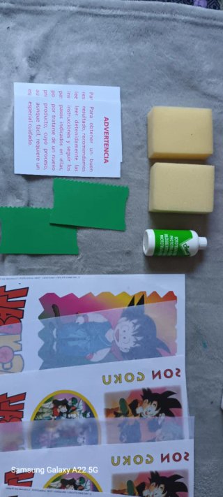 Fototransfer Dragon Ball Z Son Goku Diset