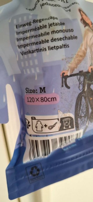 Impermeabile Monouso CoolPack Taglia M