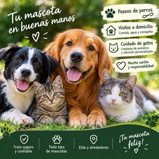 CUIDADO DE MASCOTAS EN ELDA Y PETRER  ¿Necesit