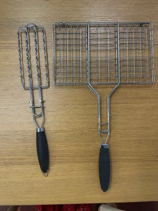 Juego de 2 Rejillas para Barbacoa