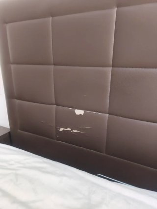 Cabecero polipiel marrón