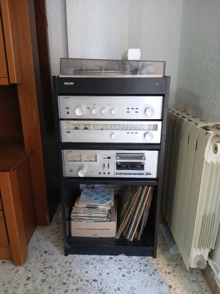 Tocadiscos Philips Negro/Plata