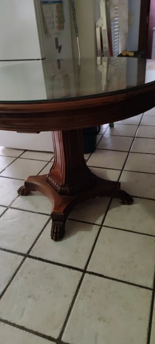 Mesa comedor extensible madera 110