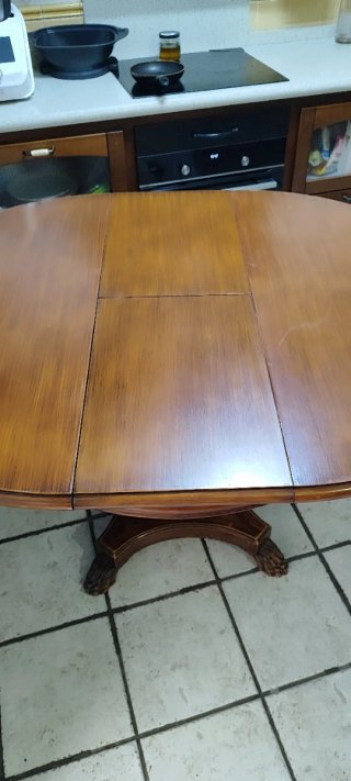 Mesa comedor extensible madera 110