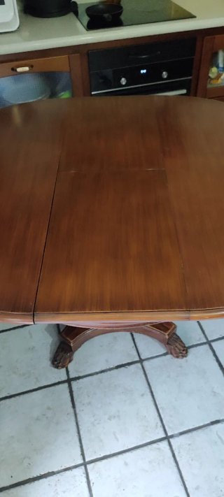 Mesa comedor extensible madera 110