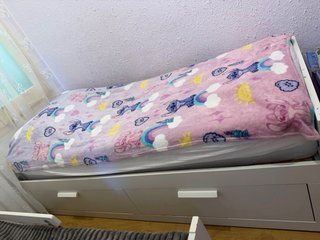 Cama doble con cajón Von colchones