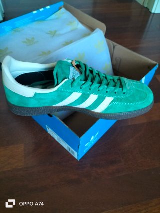 Adidas Handball Spezial Verdi/Bianche Tg 43-1/3.