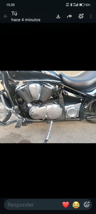 Kawasaki VN 900 Custom Negra y Cromada