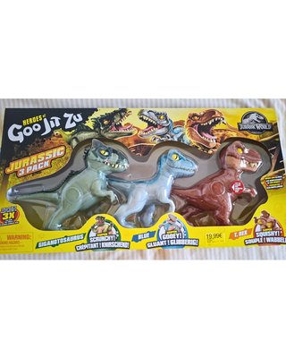 Pack 3 Dinosaurios Goo Jit Zu Jurassic World